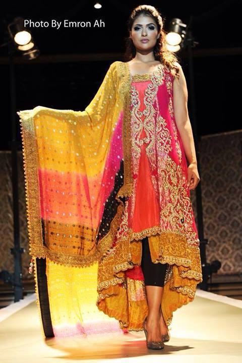 Pakistani-Latest-Mehndi-Dresses-2014